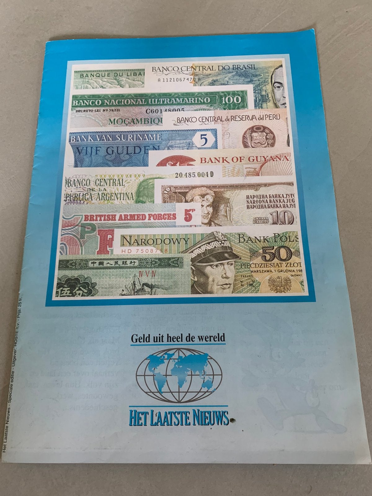Oude verzameling bankbiljetten Peru, Brazilie, China, Polen, Ophalen of Verzenden
