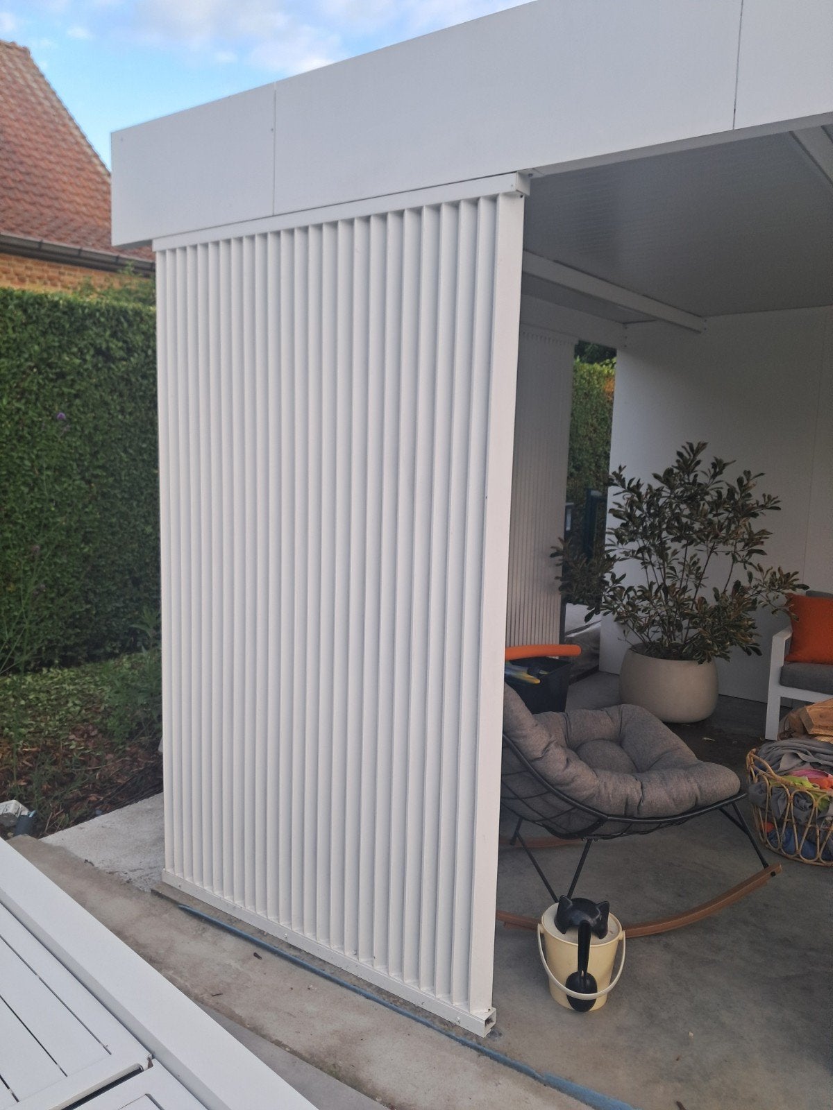 Paneel in pvc, Ophalen