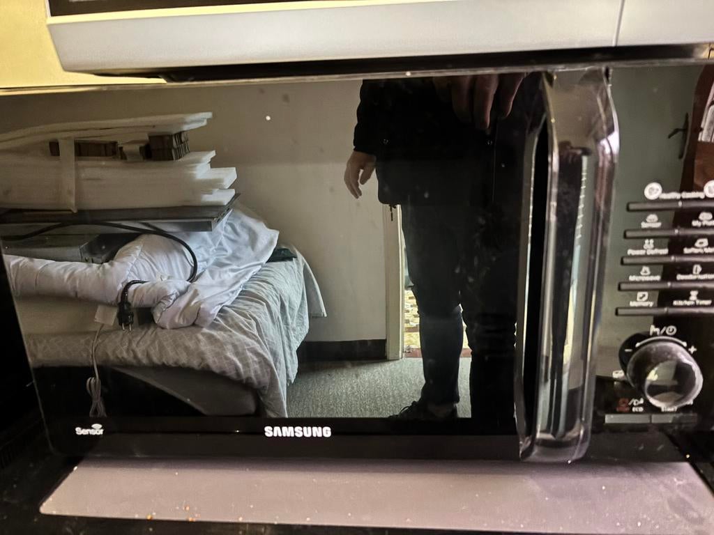 Samsung microwave, Elektronische apparatuur, Microgolfovens, Ophalen, Zo goed als nieuw