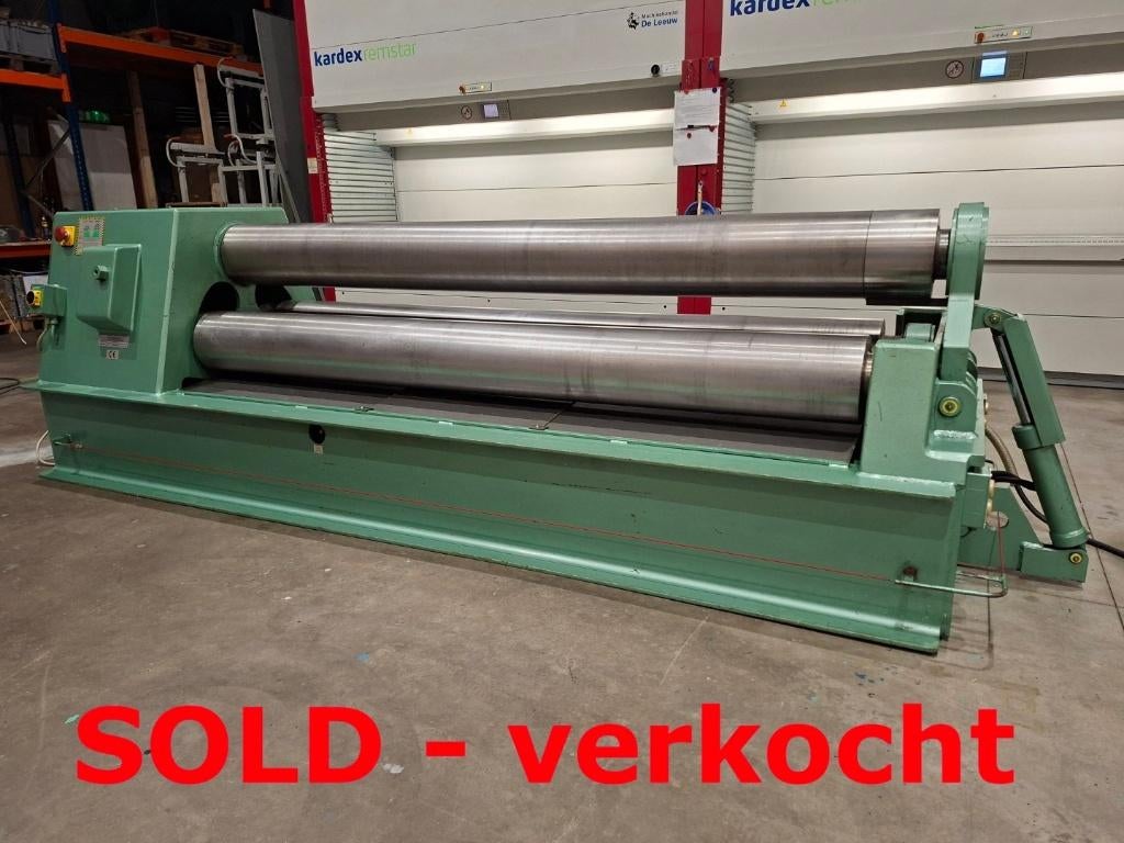 ROUNDO (Sweden) elektro-hydraulische platenwals - VERKOCHT, Enlèvement, Comme neuf