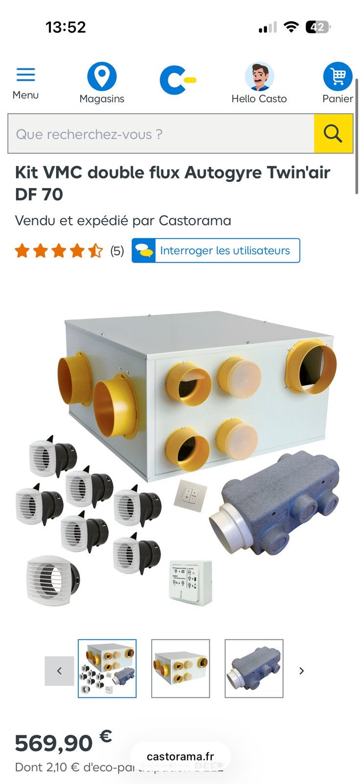 Vmc, Enlèvement, Neuf