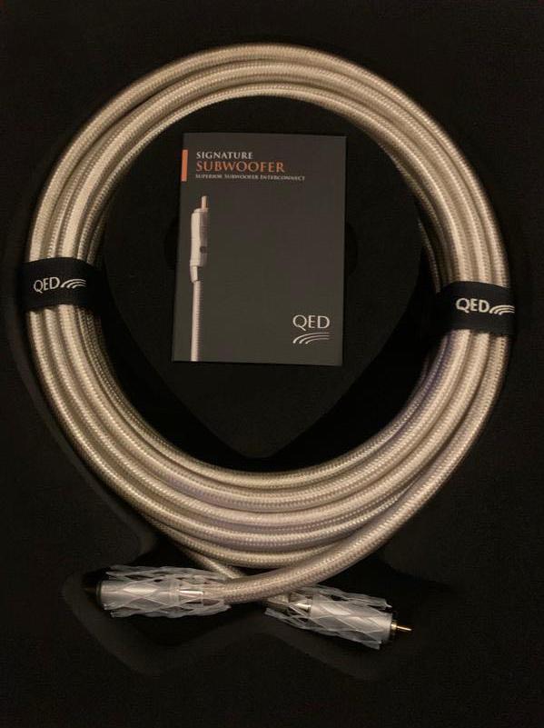 QED Signature Subwooferkabel 6 meter Topsegment | Zeldzaam, Ophalen, Zo goed als nieuw