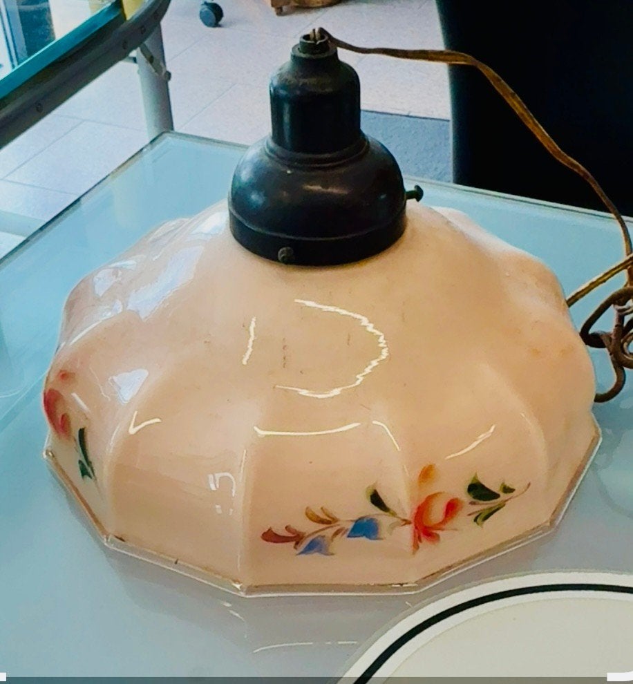 Vintage lampekap, Ophalen
