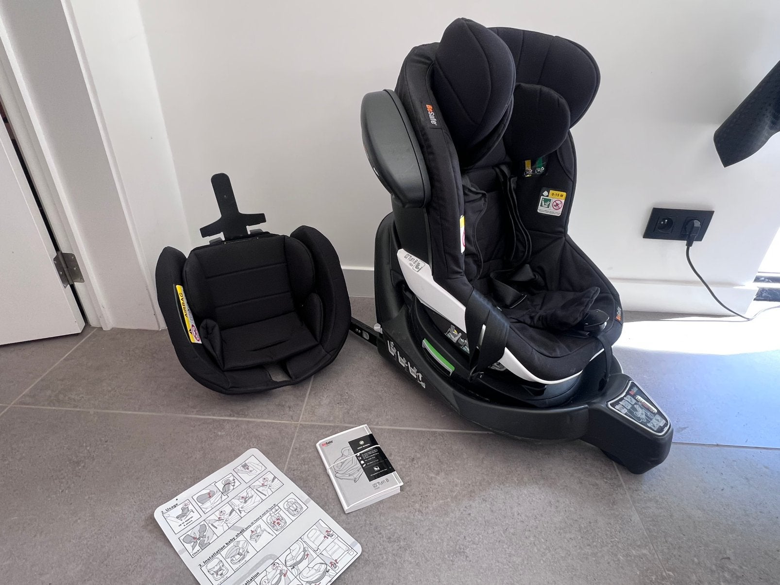 Autostoel 0-4j. Be Safe Izi Turn B, Autres marques, 0 à 18 kg, Enlèvement, Utilisé