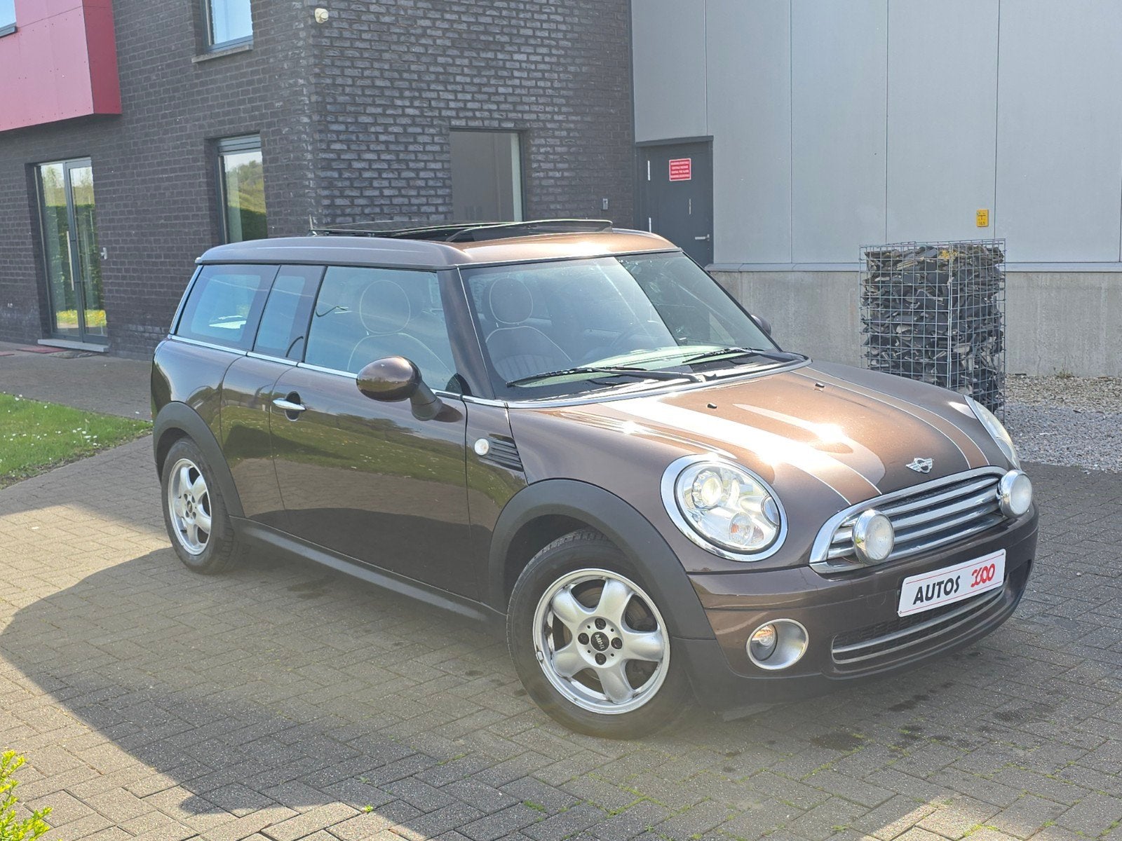 Mini Clubman 1.6 benzine AUTOMAAT/fulloptie/opendak/garantie, Auto's, Mini, Automaat, Clubman, Open dak, Leder