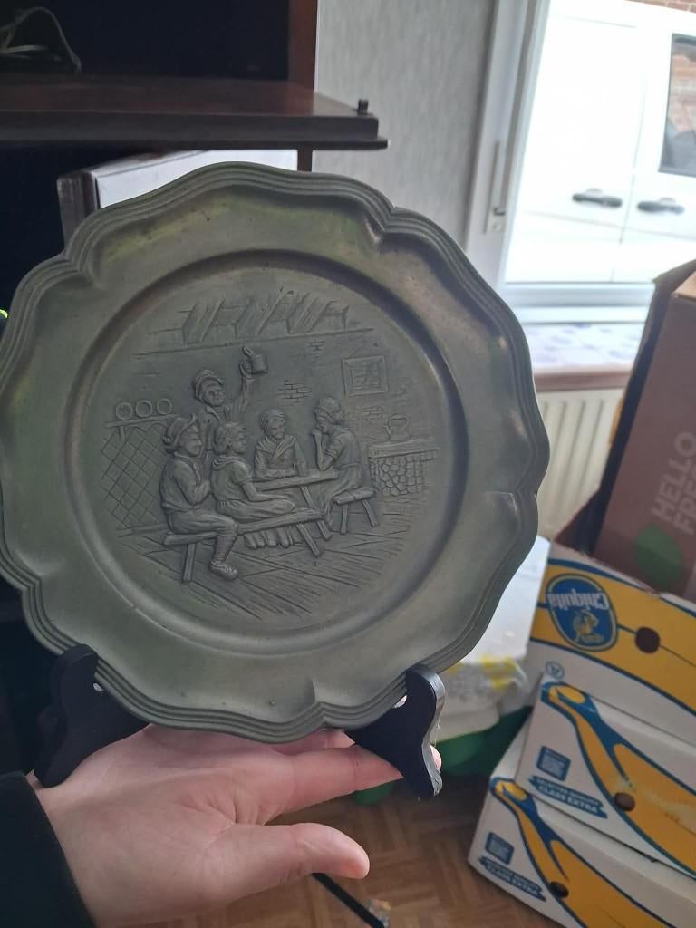 ijzeren bord in staander - bieden, Enlèvement