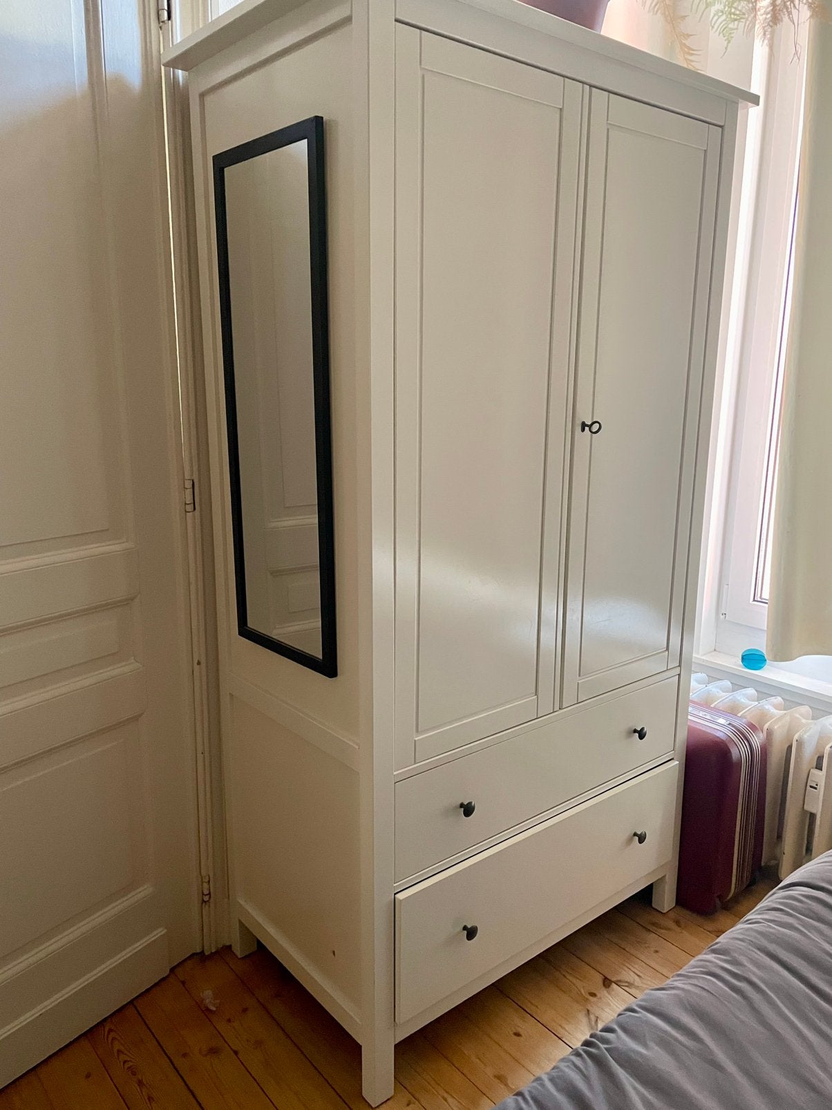 Armoire penderie Ikea (2 portes, 2 tiroirs), Enlèvement, Comme neuf