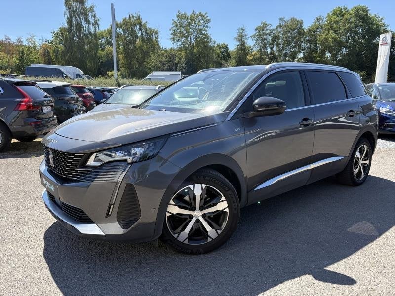 Peugeot 5008 GT - TOIT PANO - SG ELECTRIQUE-CHAUFFANTS-7 PLA, Argent ou Gris, Achat, Euro 6, 5 portes