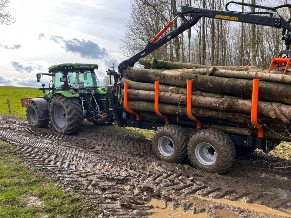BMF 8 Tonnes bos uitrijkaar voor tractor, Zakelijke goederen, Ophalen