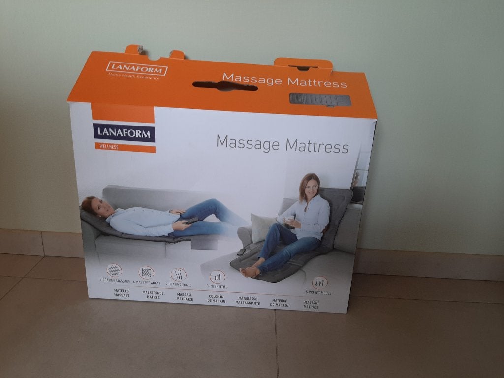 Masserende matras Lanaform Wellness., Enlèvement