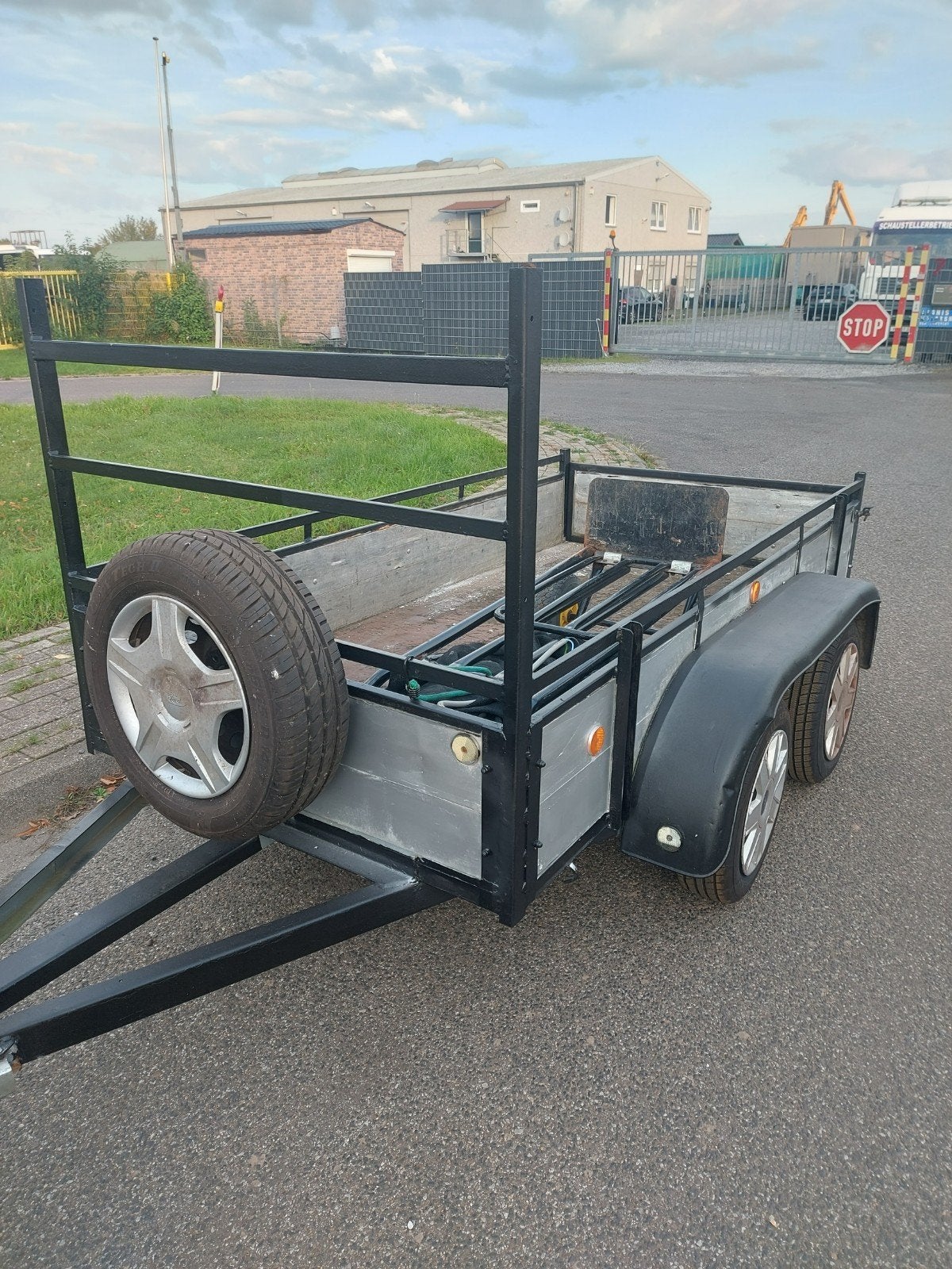 te koop  nette ongeremde aanhangwagen, Ophalen, Gebruikt