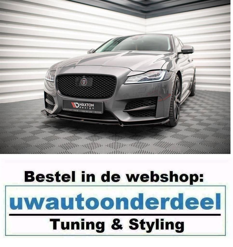 Maxton Design Spoiler Lip Splitter Voor Jaguar XF R Sport, Verzenden