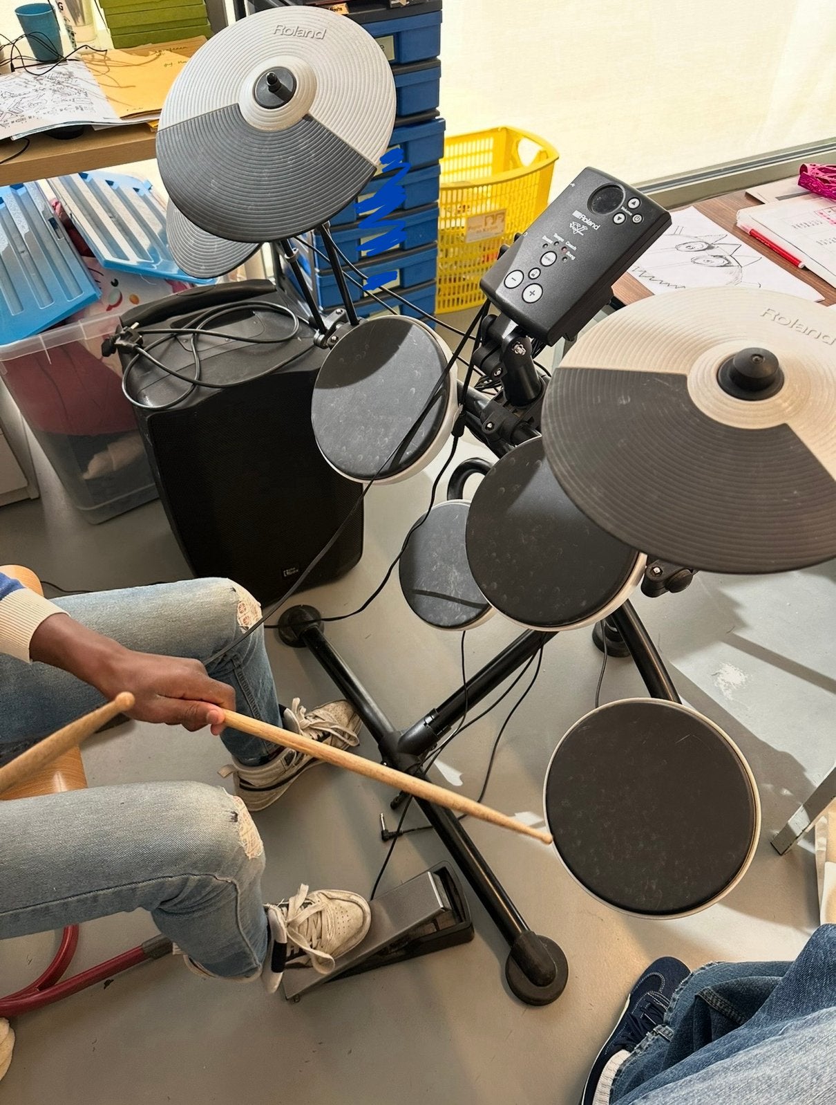 Elektrisch drumstel Roland, Ophalen, Gebruikt, Roland, Elektronisch
