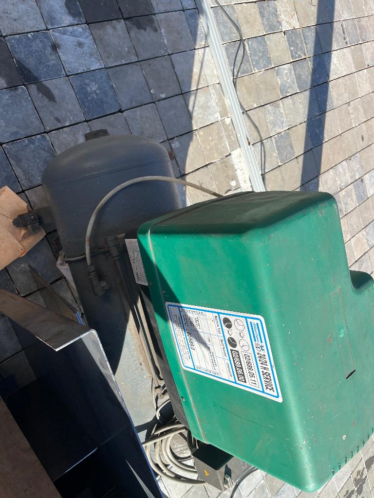 Compressor atlas copco, Ophalen