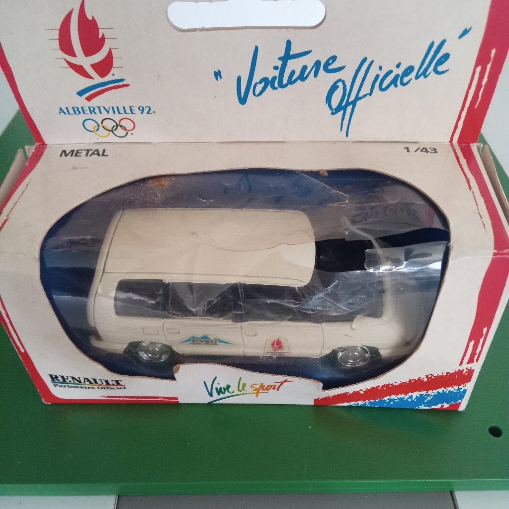 OLYMPISCHE SPELEN ALBERTVILLE-92 1/43 RENAULT ESPACE, Postzegels en Munten, Verzenden, Olympische Spelen