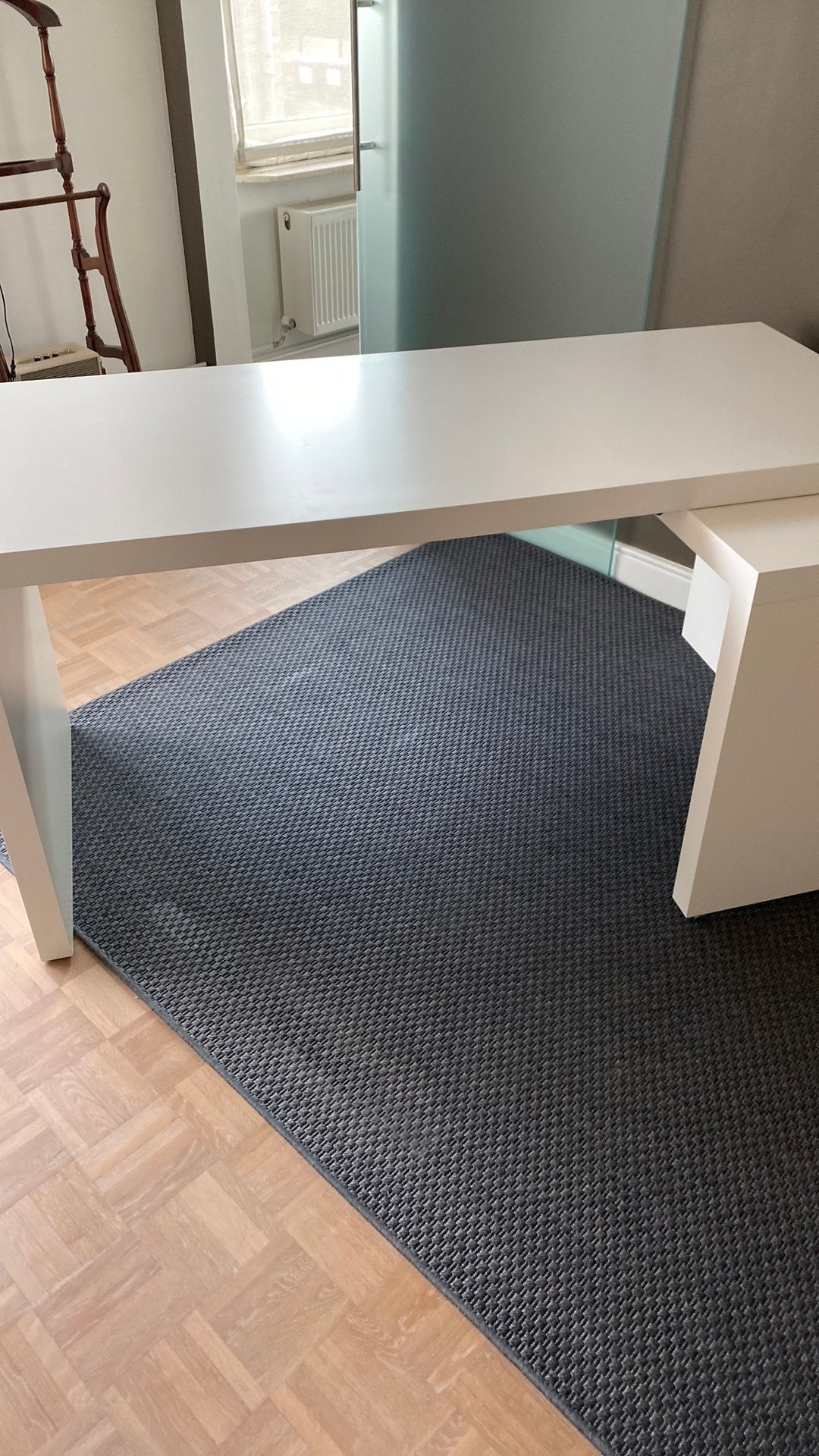 Bureau Ikea Malm, 150 cm, 65 cm, Comme neuf, Enlèvement