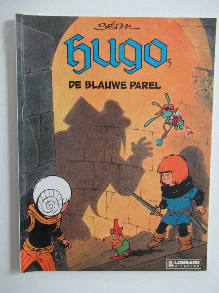 hugo...nr.5..de blauwe parel..........1st, Ophalen of Verzenden, Gelezen