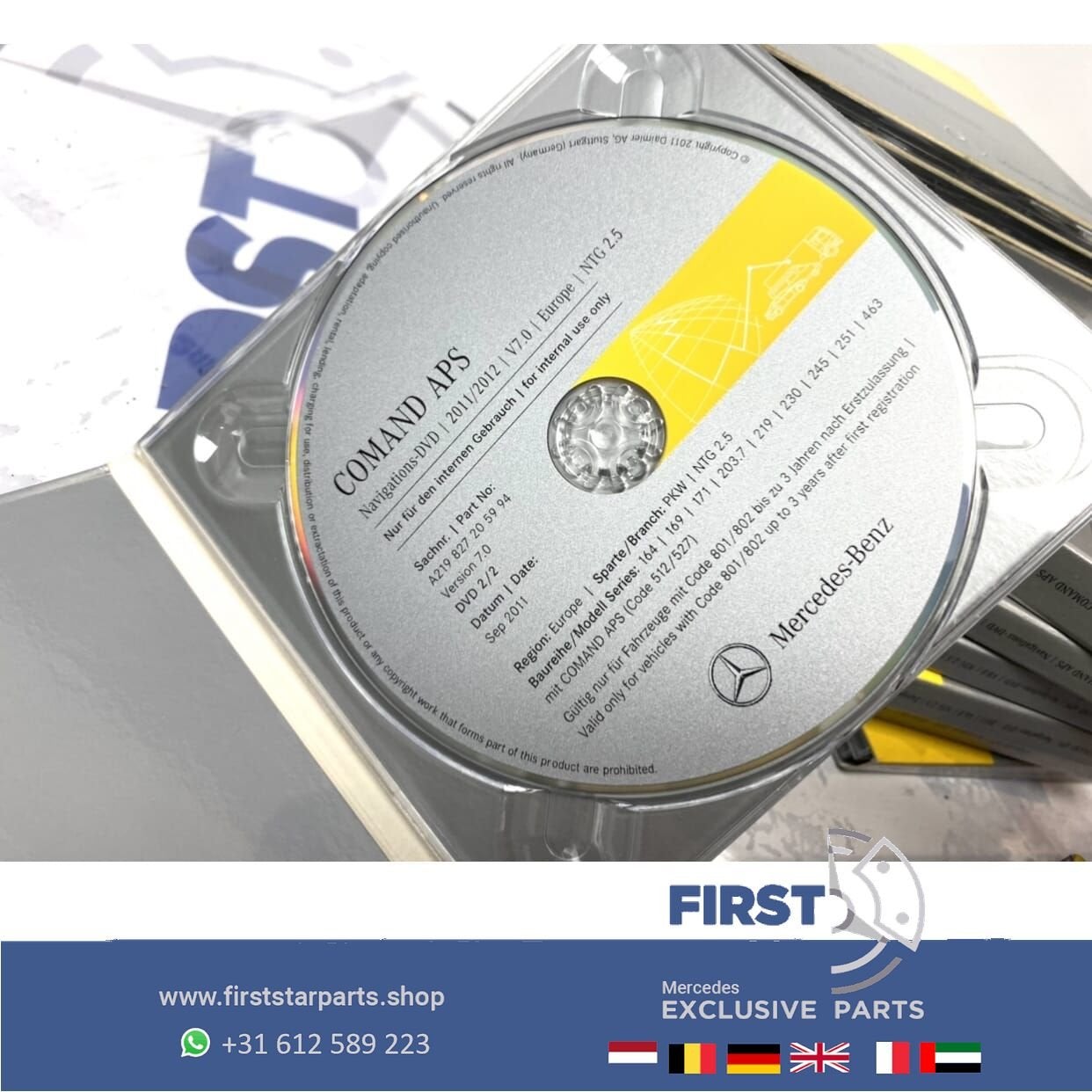 COMAND ONLINE NAVIGATIE CD APS NAVI 2011-2012  NTG 2.5 V7.0, -, Comme neuf, -, -