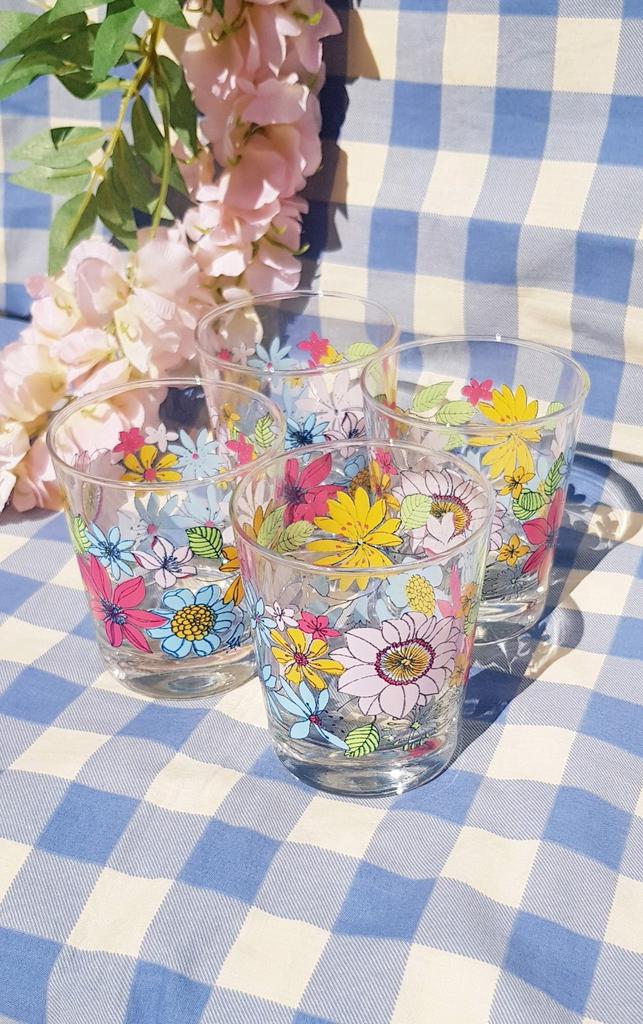 Verres 🍒vintage ikea 🍒( Fabrication française), Enlèvement ou Envoi