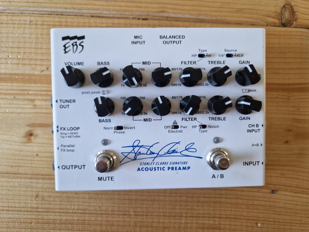Stanley Clarke preamp bass/contrabas, Muziek en Instrumenten, Effecten, Ophalen of Verzenden, Zo goed als nieuw, Overige typen