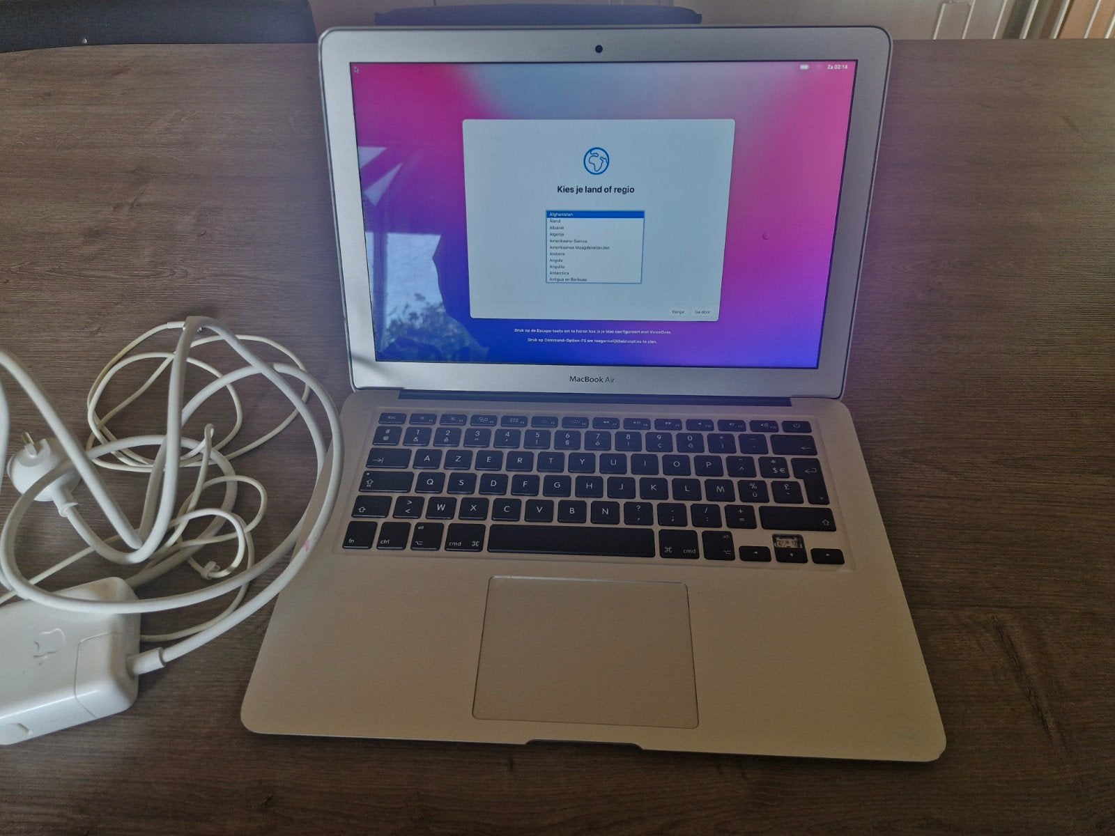 mac book air 2017 in goede staat, 256 GB, Enlèvement, Utilisé, Azerty