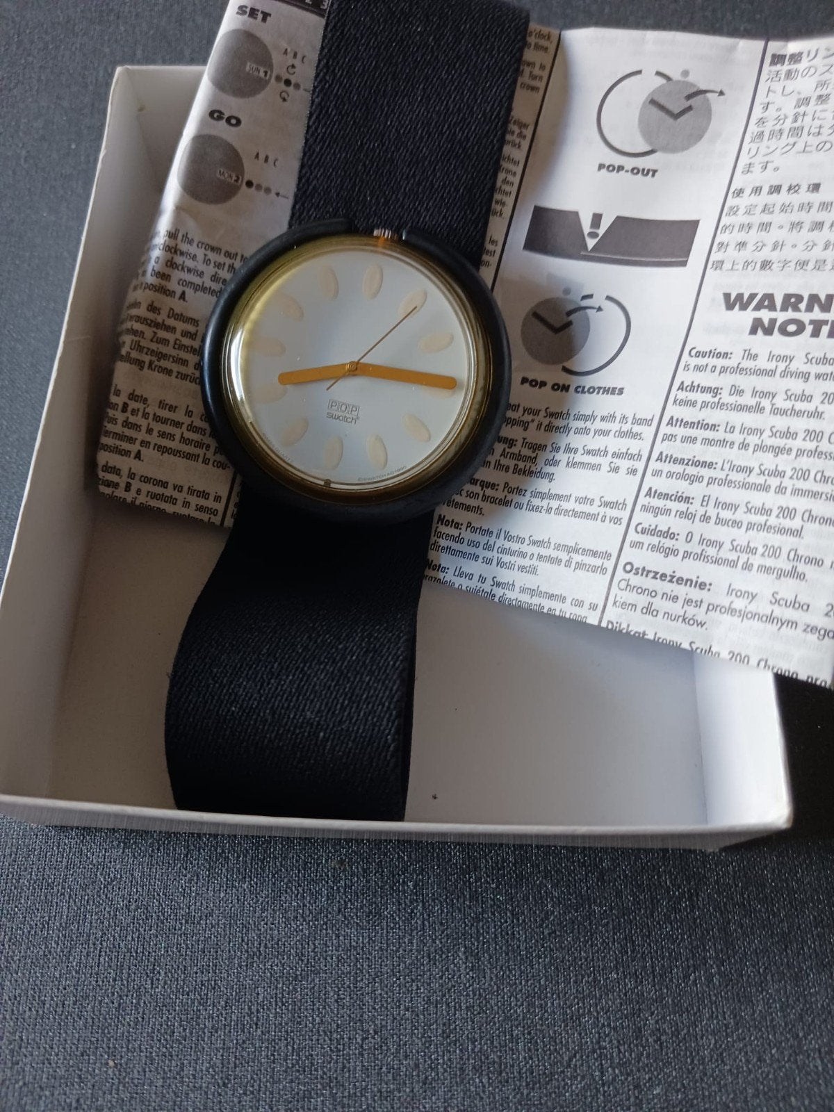 Montre pop Swatch année 90 ss pile, Handtassen en Accessoires, Horloges | Dames, Ophalen, Swatch