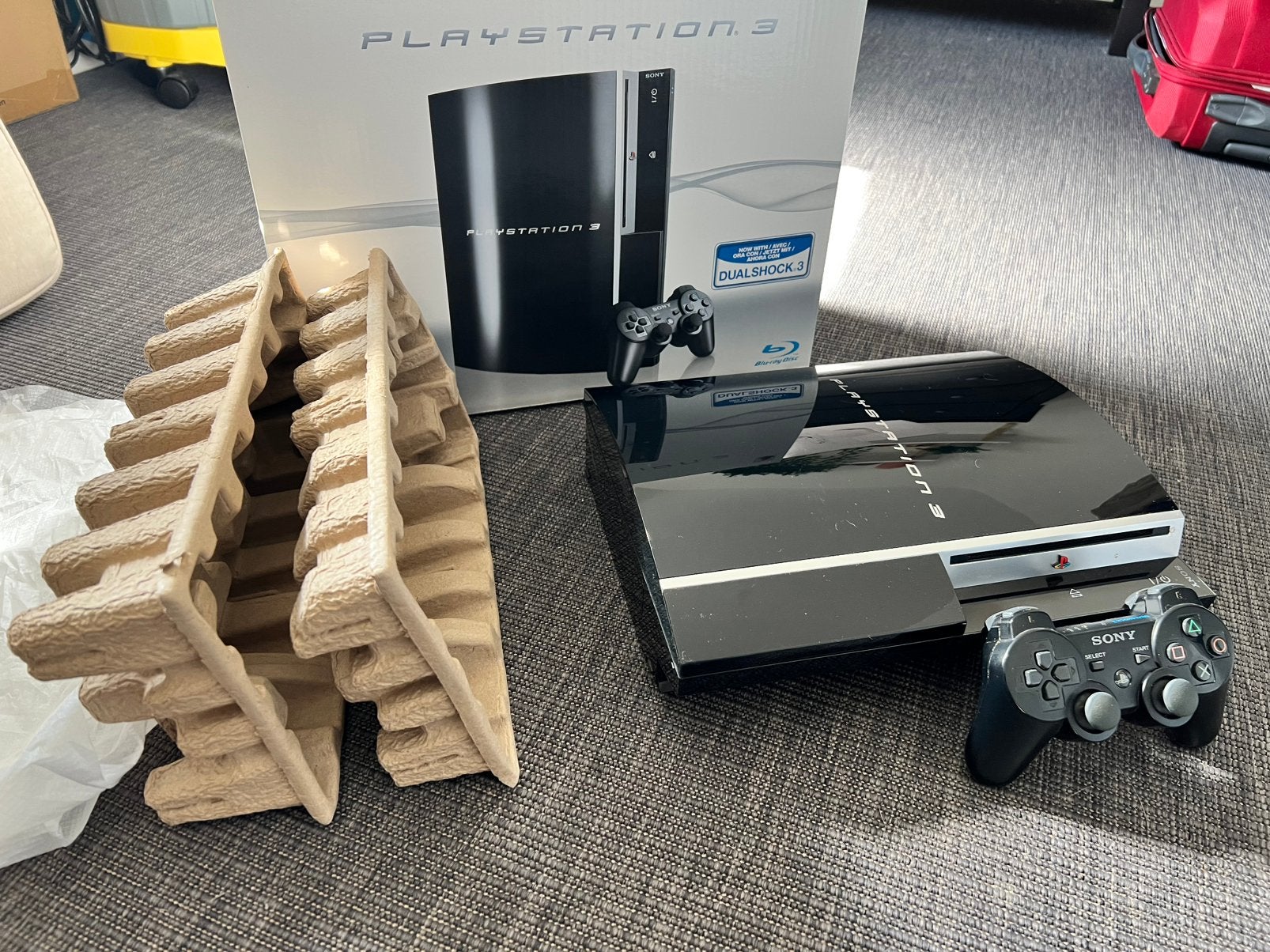 PS3 “Phat” Console 80GB, Avec 1 manette, Phat, Enlèvement, Comme neuf