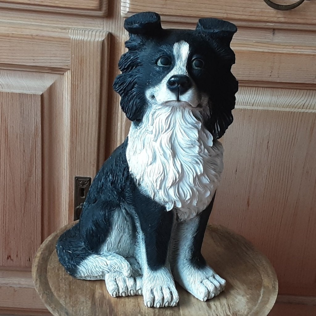 Leuke kunststoffen beeld H35cm, Voor binnen en buiten, Tuin en Terras, Ophalen of Verzenden, Kunststof, Dierenbeeld