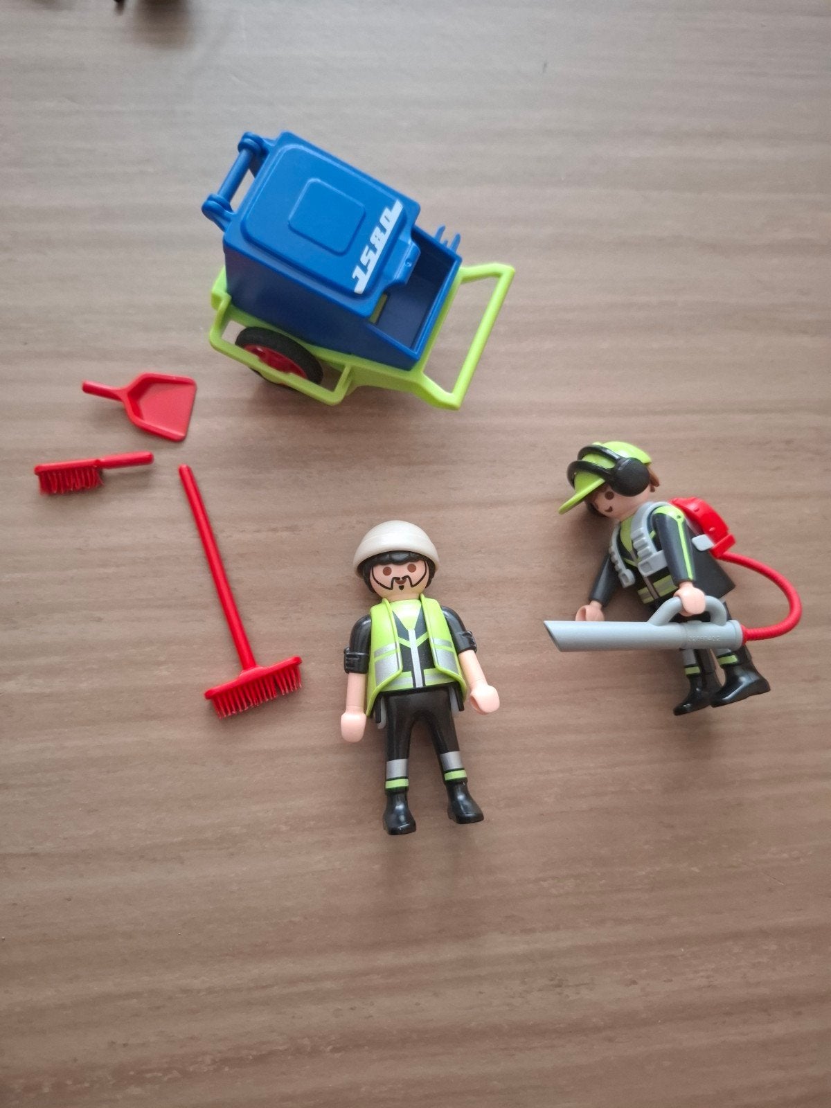 Playmobil team stadsreinigers set 6113, Ophalen