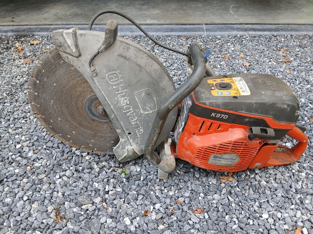 Découpeuse Husqvarna K970 III (Scie béton) - MOTEUR NEUF, Enlèvement, Comme neuf