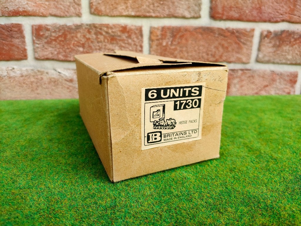 Set van 6 dozen met elk 4 vintage „Britains” heggen, Hobby en Vrije tijd, Ophalen of Verzenden, Nieuw, Groter dan 1:35, Diorama