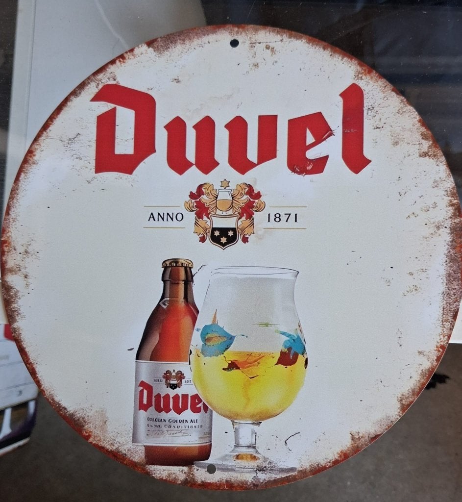 duvel reclameborden, Enlèvement, Neuf, Panneau, Plaque ou Plaquette publicitaire, Duvel