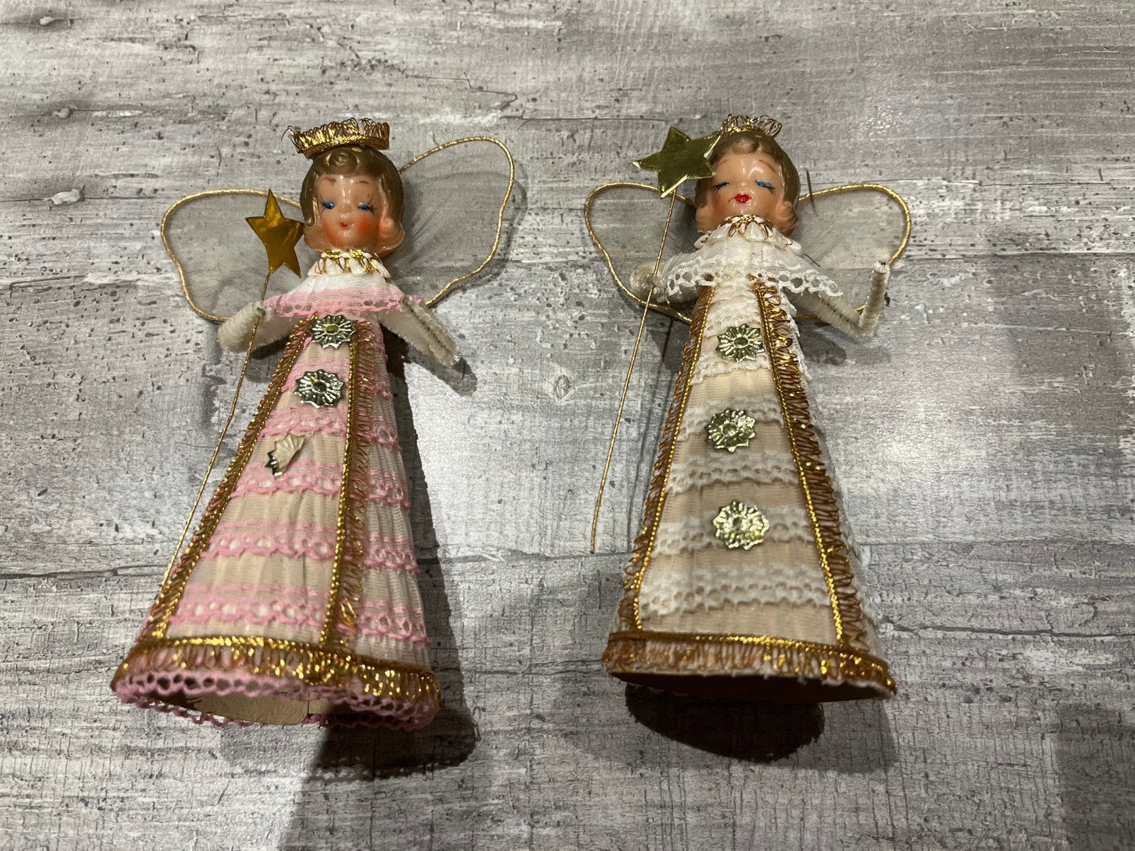 Vintage kerstengeltjes, Ophalen of Verzenden, Zo goed als nieuw