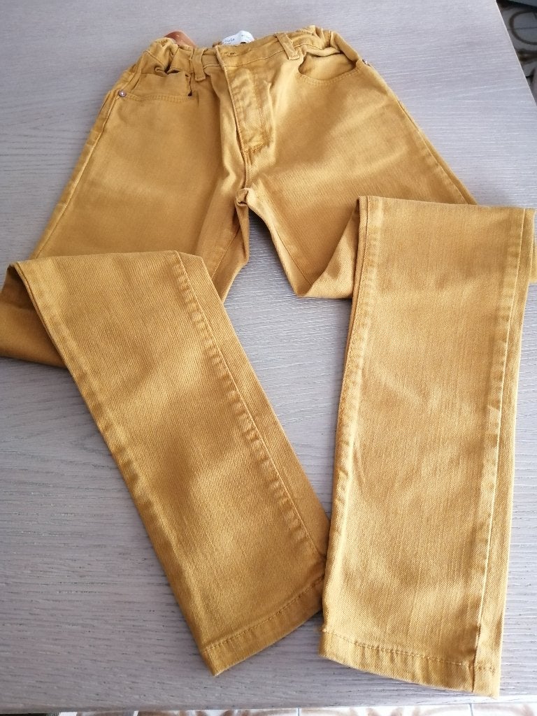 ZARA oker kleur broek maat 152, Kinderen en Baby's, Kinderkleding | Maat 152, Broek, Meisje, Ophalen of Verzenden, Zo goed als nieuw