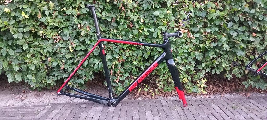 Cyclocross frame carbon 56ct, Frame, Gebruikt, Ophalen of Verzenden, Jan Janssen