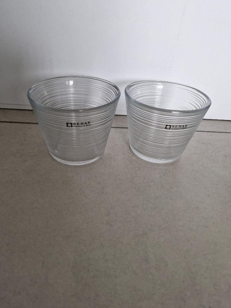 2 kaarsenhouders Serax voor €2, Huis en Inrichting, Woonaccessoires | Kandelaars en Kaarsen, Verzenden, Zo goed als nieuw, Minder dan 25 cm