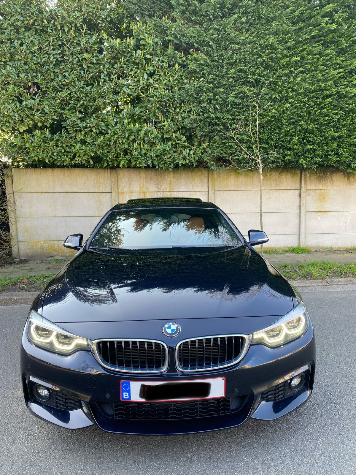 BMW 420d Gran Coupé, Blauw, Leder, Bruin, Diesel