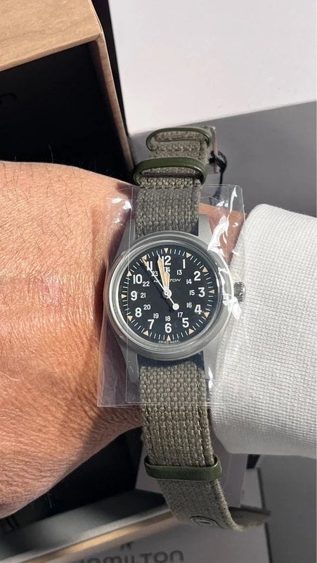 Hamilton Khaki Field Mechanical 36 mm (H69399930) A250, Ophalen, Nieuw, Polshorloge, Overige merken