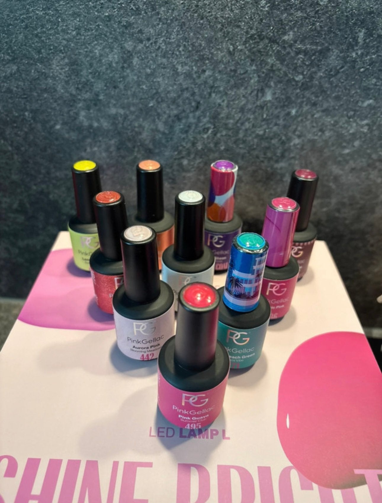 Pink gellac 10 lakjes, Handtassen en Accessoires, Uiterlijk | Cosmetica en Make-up, Ophalen, Zo goed als nieuw