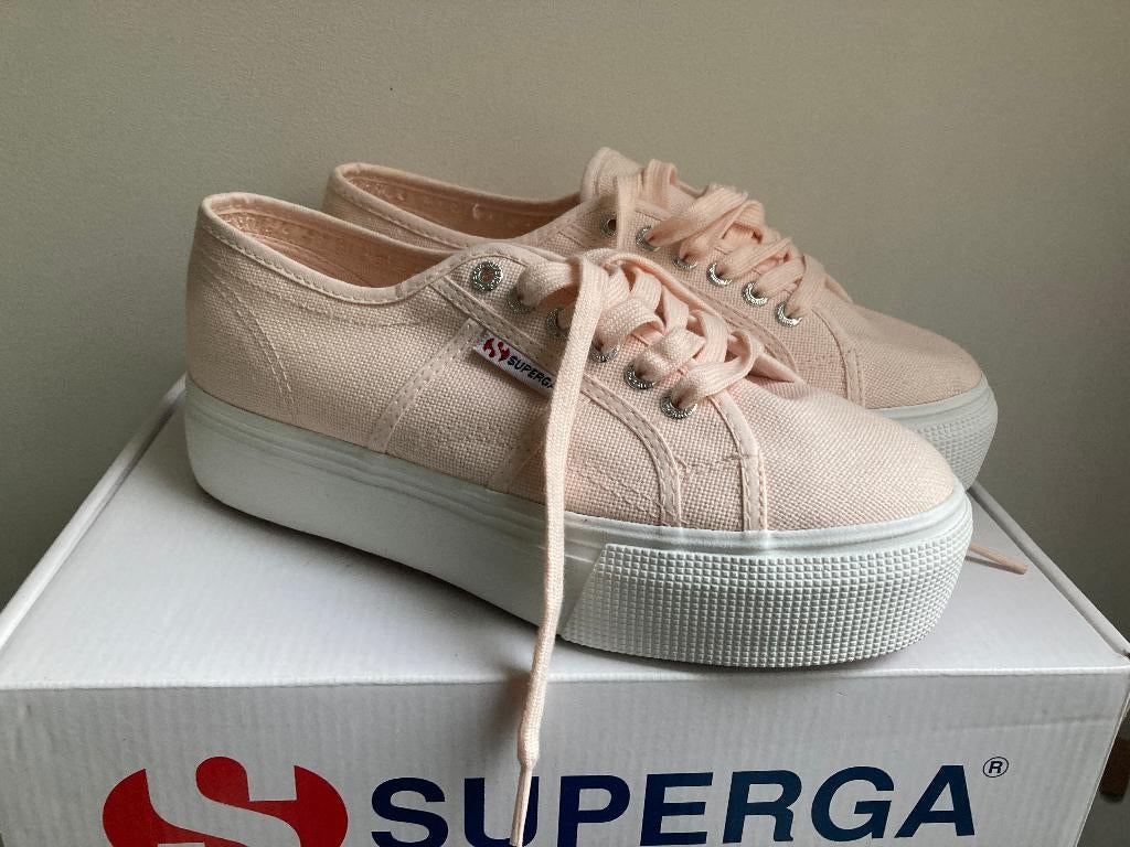Superga 2790 Flatform Linea Up Down maat 40 zalm roze, Kleding | Dames, Schoenen, Ophalen, Nieuw, Sneakers, Roze