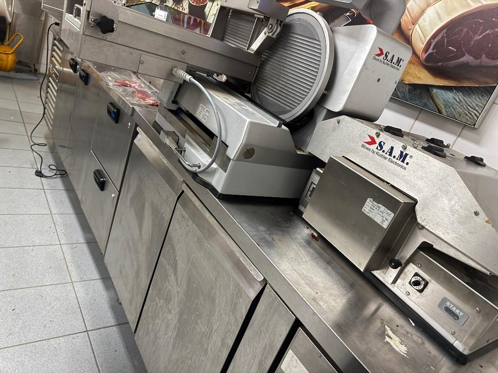 Snijmachine, Ophalen