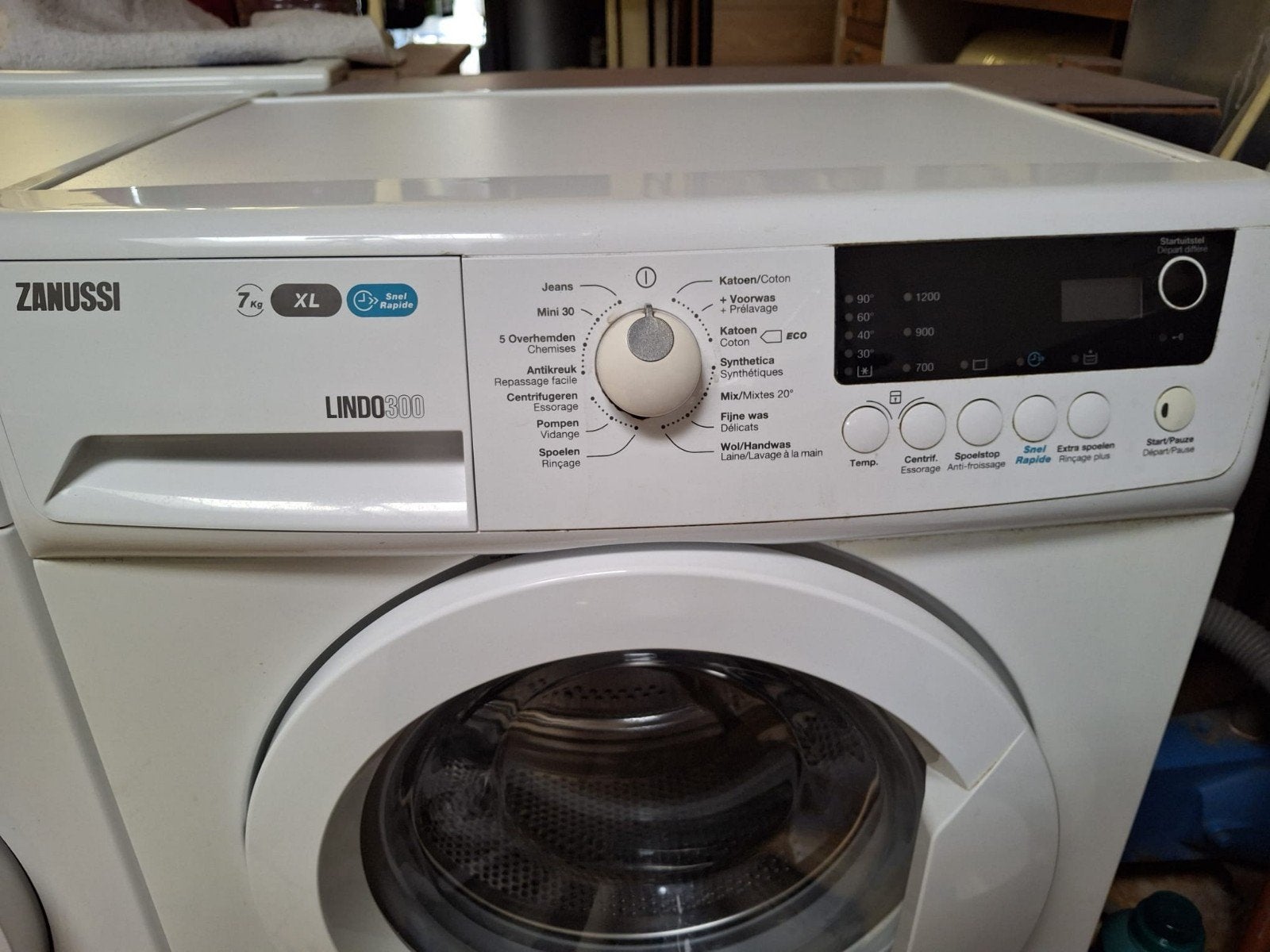 Wasmachine van het merk Zanussi, Ophalen