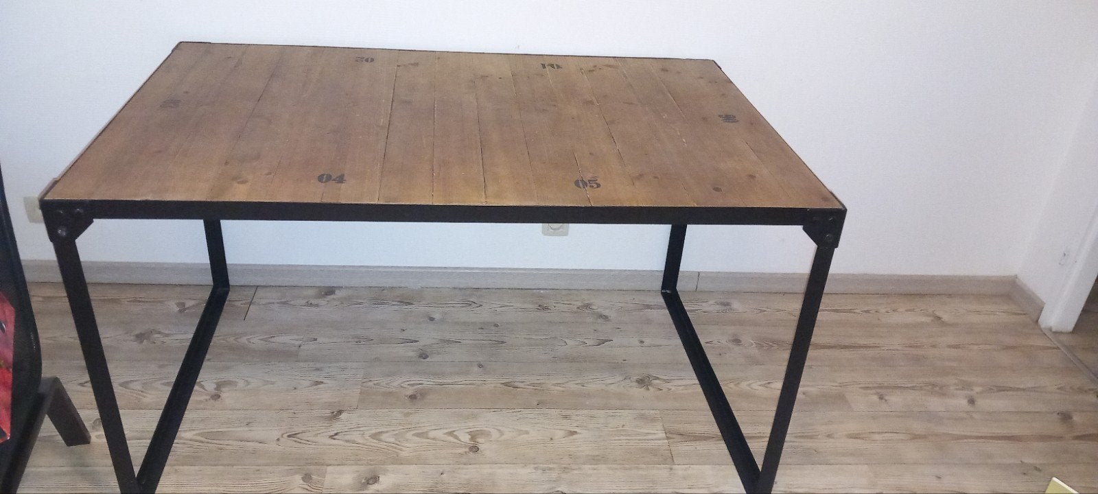eettafel maison du monde, Ophalen