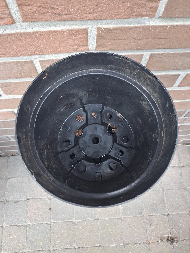 Bloempot, Tuin en Terras, Kunststof, Gebruikt, Minder dan 30 cm, Minder dan 60 cm