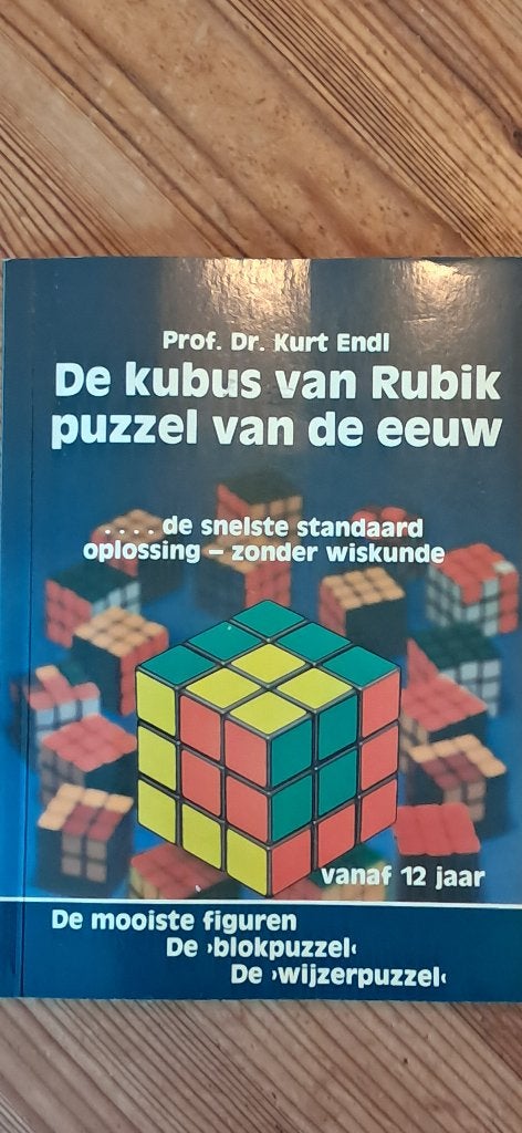 Boekje  ´De kubus van Rubik ´, Ophalen, Gelezen, Prof. Dr. Kurt Endl