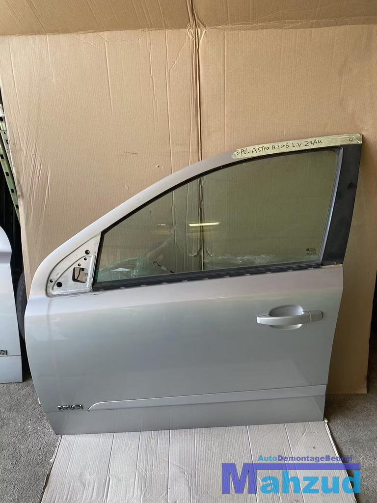 Opel astra H zilver Z2AU links linker voor deur portier, Gauche, Opel Automobile GmbH, Porte, Opel