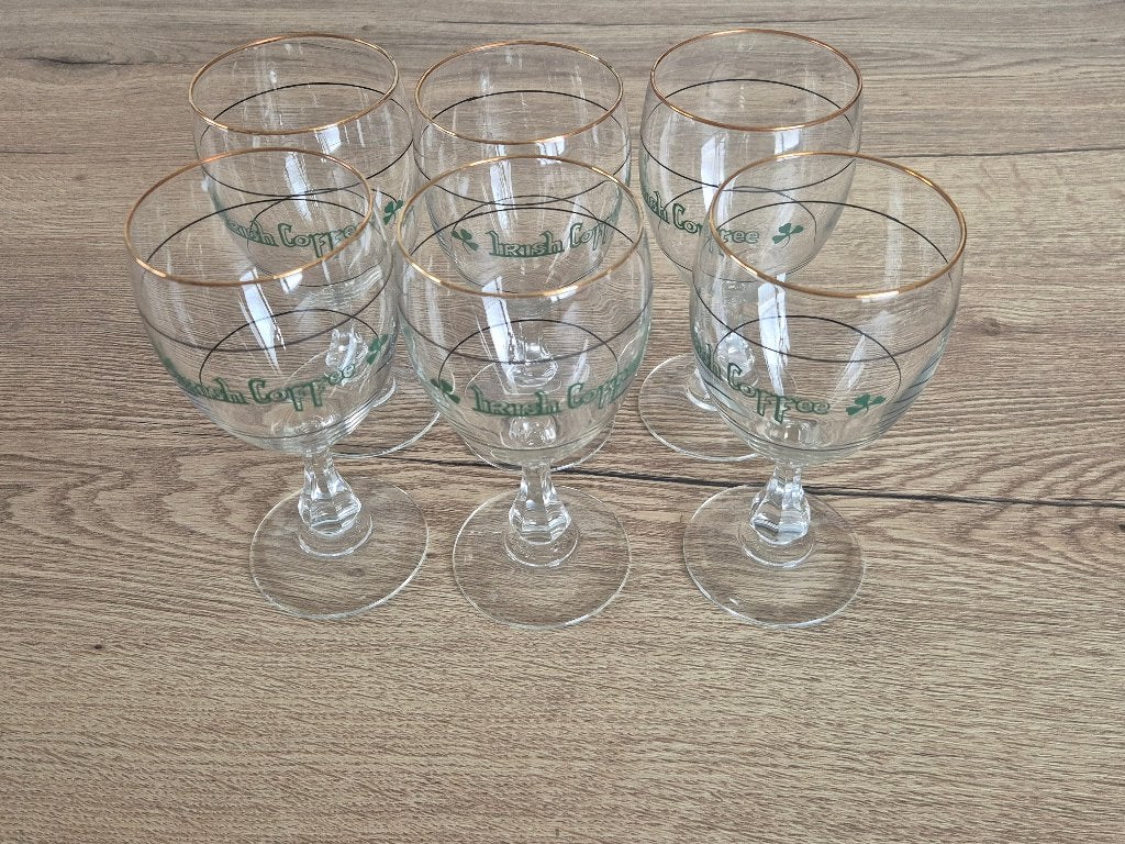 Irish Coffee glazen, Verzamelen, Glas en Drinkglazen, Ophalen, Zo goed als nieuw, Overige typen