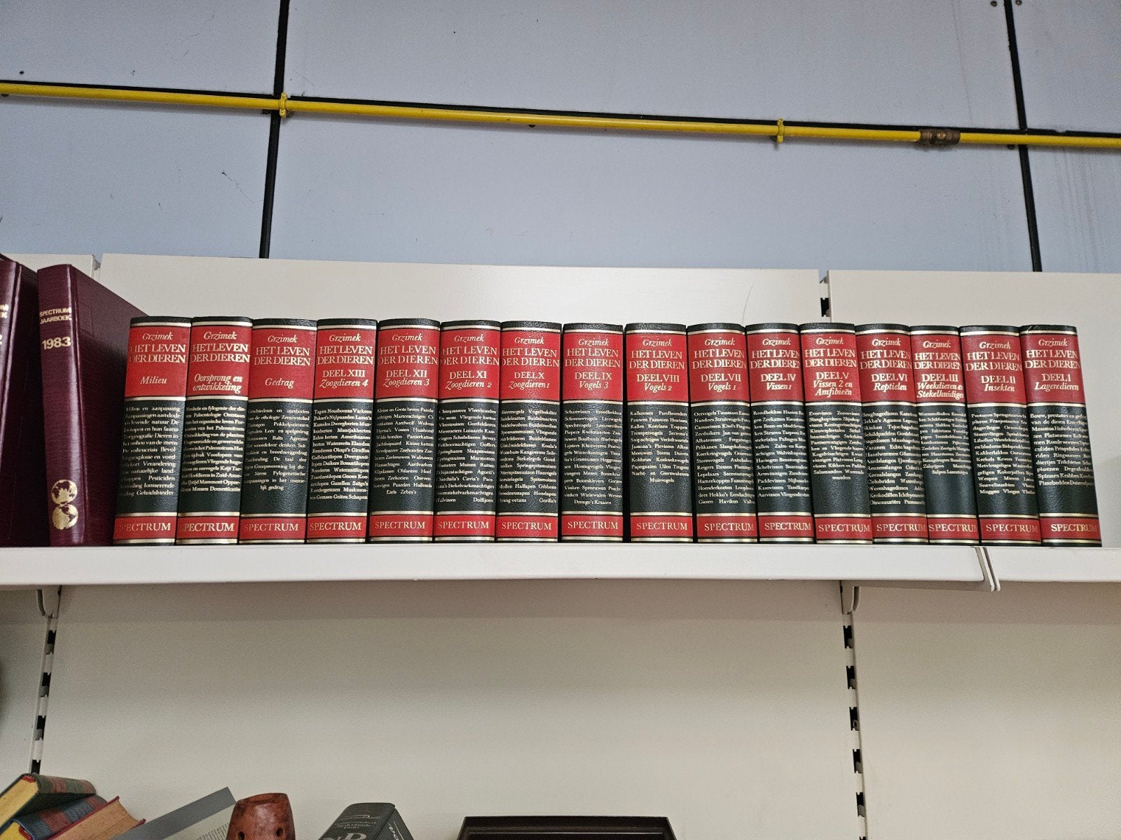 Grzimek encyclopedien, Boeken, Ophalen