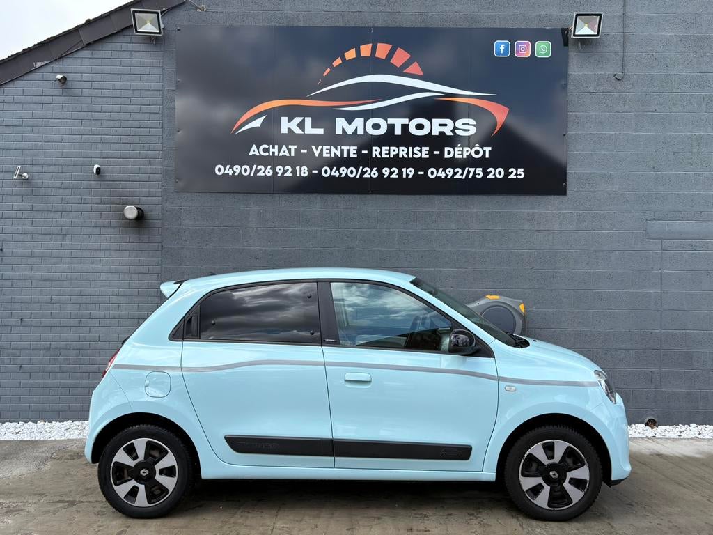 RENAULT TWINGO 1.0i ESSENCE 2019 EURO 6C 165 000KM CARPASS, Euro 6, Entreprise, Boîte manuelle, Noir