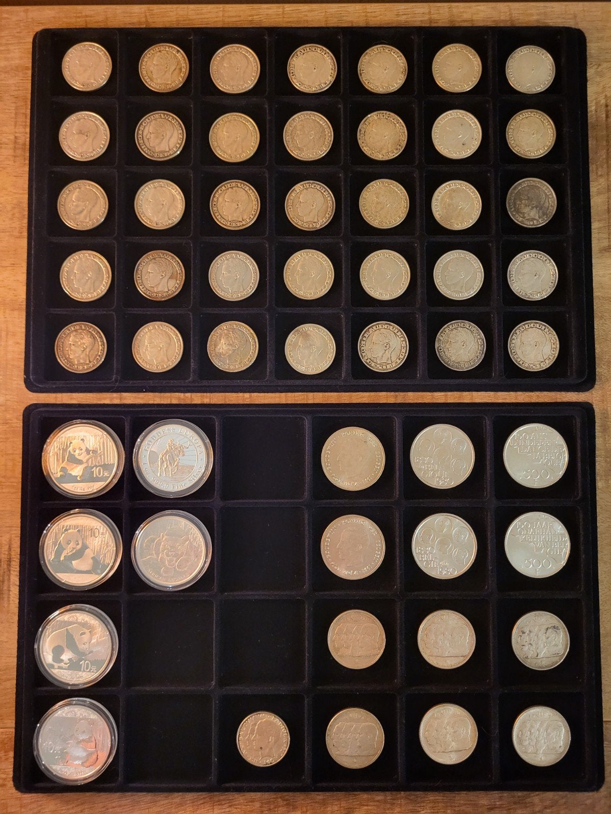 Lot zilveren munten, Postzegels en Munten, Ophalen, Zilver